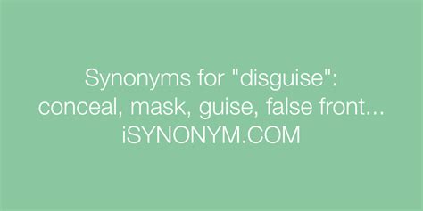 synonym disguise